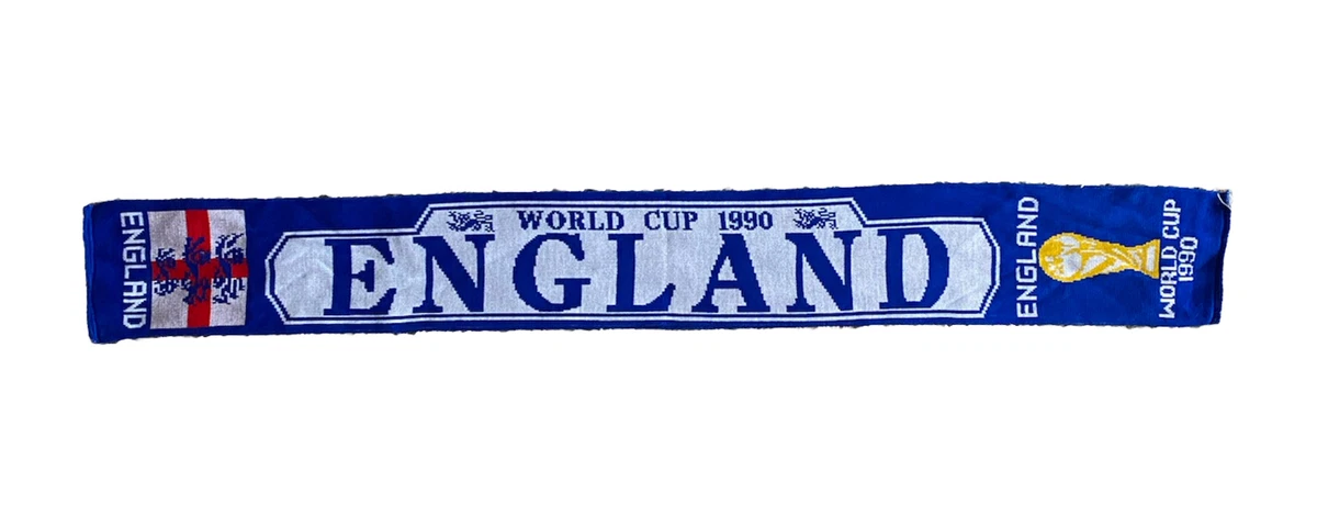 England Fanion Vintage Coupe Du Monde 1986 Banderin Pennant
