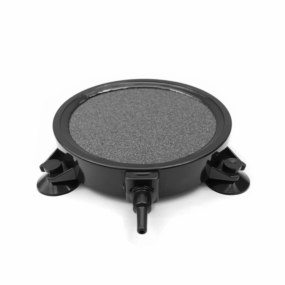 Камень воздушный с присосками для аквариума и гидропоники диск 4,2 дюйма x 0,8 дюйма - Изображение 4 из 4