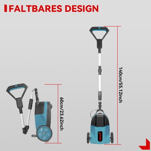 Akku Rasenmäher Rasentrimmer Freischneider 21cm Brushless mit 2 Akku + Ladegerät - Bild 5 von 22