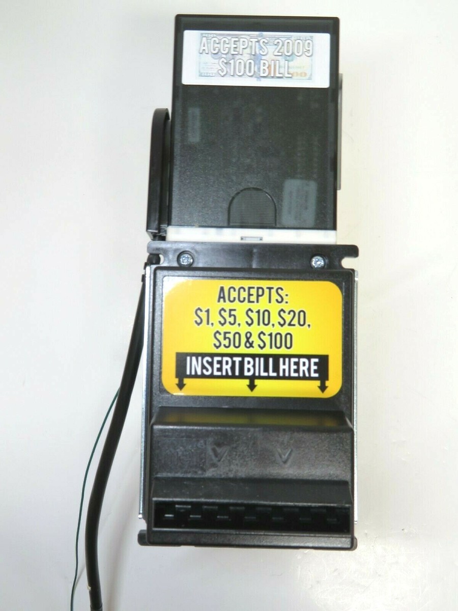 MEI Mars AE2811 U5 Bill Acceptor takes $1 - $100 Carwash Casino