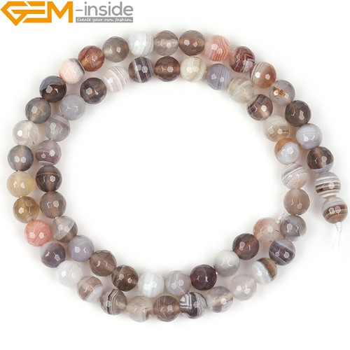 Natural Genuine Gemstone Jewelry Making Beads Wholesale 15" Round Faceted Stone - 第 137/173 張圖片