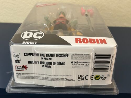 Batman: Reborn DC Page Punchers Robin 7" Actionfigur mit Comic - Bild 7 von 7