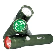 Nebo Chameleon 5564 Hand Held LED Flash Light, 3AAA, 140 Lumens, Green