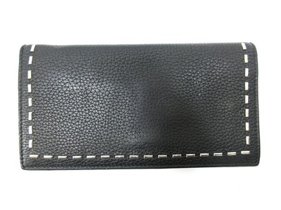 Authentic FENDI Selleria Bifold Long wallet 7M0186 Leather Black Good 98866 | eBay Authentic FENDI Selleria Bifold Long wallet 7M0186 Leather Black Good 98866 | eBay