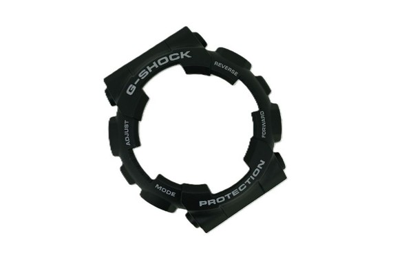 Casio G-Shock GehäUseteil LüNette Resin Bezel Schwarz GA-100-1A4 Graue Schrift-image