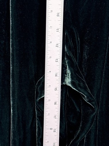 New Banana Republic Pants 4 Womens Norte Silk Velvet Relax Trouser Emerald Green - Picture 4 of 7