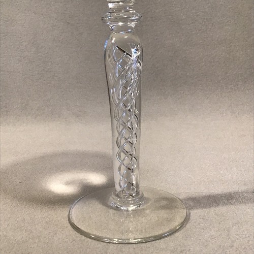 PV07725 Vintage 1950s Blefeld Crystal SWIRLETTE Air Twist Liquor Cocktail - 4pcs - Picture 8 of 8