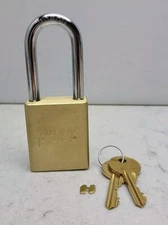 American Lock A3651d035ka Padlock Keyed Alike Long Shackle Rectangular Brass