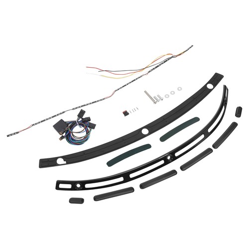 Turn Signals LED Light Windshield Trim Fit For Harley Electra Street Glide 14-23 - Picture 2 of 9
