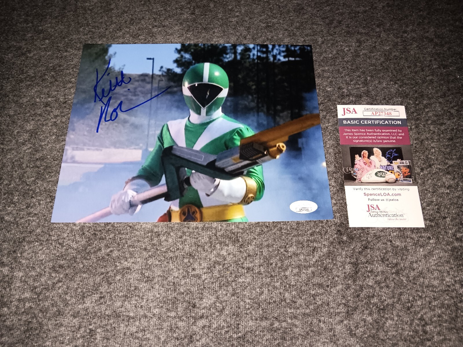 Keith Ranger Keith Robinson Signed 8x10 Jsa Power Rangers Lightspeed Rescue Green ...