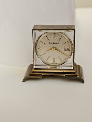 Home Watch Co Tischuhr Uhrwerk Fhf 82. Um 1955 LOUIS ROSSEL