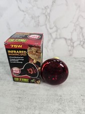 Exo Terra Infared Basking Spot 75 WATT PT-2142 Red 75watt Retiles Warm Heat