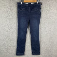 PILCRO AND THE LETTERPRESS ANTHROPOLOGIE High Rise Denim Leggings Womens 27 Blue