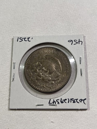 1947 Mexico 1 Peso Silver Coin - Picture 4 of 4