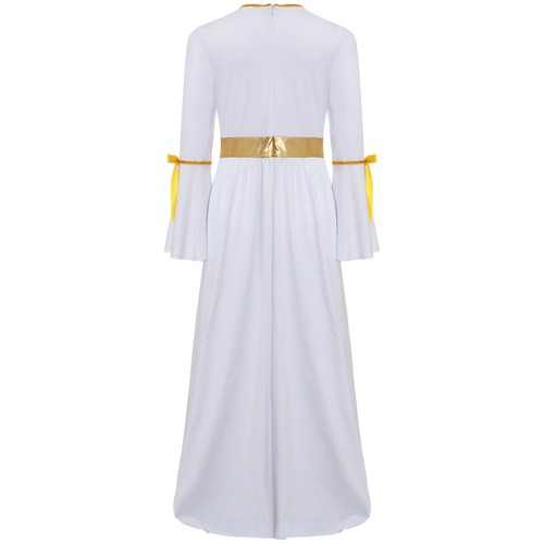 Costume Toga Bambina Lucido Romano Cosplay Principessa Vestito Tradizionale Halloween - Foto 24 di 89
