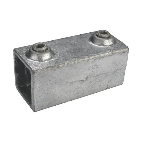 Industrial Handrail Galvanised Mild Steel Square Key Clamp Fittings Box Section - Picture 114 of 121