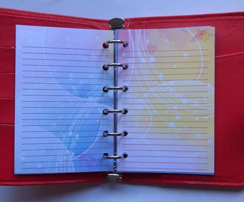 Filofax Pocket Organiser - Beautiful Bright Bubble Note Paper Lined - 20 Pages - Picture 1 of 7