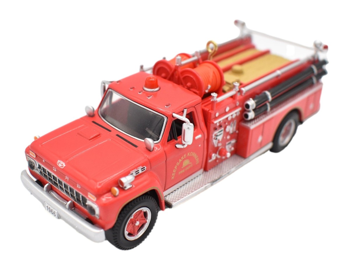 Hallmark Keepsake Christmas Ornament 2021 Fire Brigade 1966 Ford