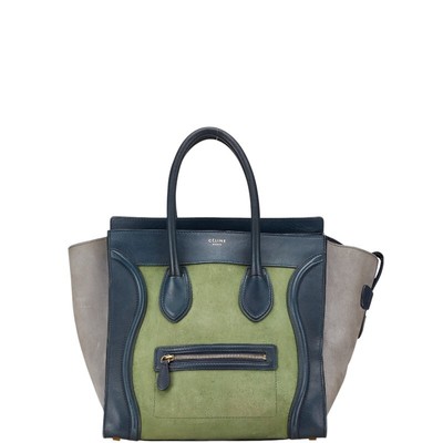 CELINE Luggage mini shopper Handbag Tote Bag Women 【Used