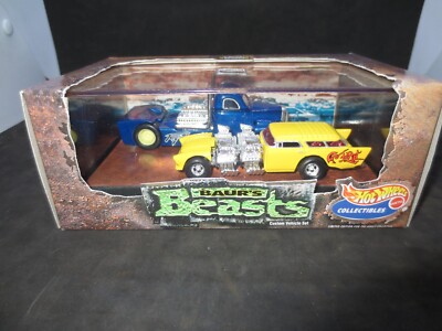 Hot Wheels Baur's Beasts Hot Rod Series 3 GO-MAD  Nomad & Torqued Off Semi-truck