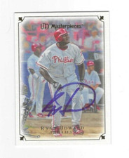 Autographed 2007 UD Masterpieces RYAN HOWARD Philadelphia Phillies card #12 COA