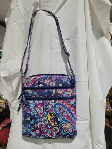 VERA BRADLEY TRIPLE ZIP HIPSTER DISNEY SENSATIONAL SIX PAISLEY CROSSBODY PURSE - Picture 14 of 14