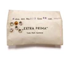 720 Vintage West German "Extra Prima" Crystal Glass 8mm SS38 Rhinestones Z513P