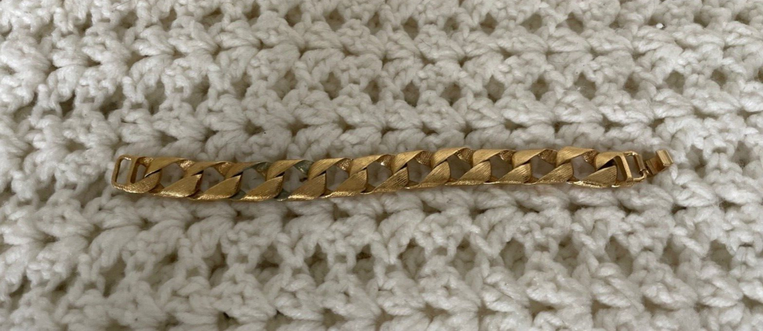 Vintage Kenneth Jay Lane KJL Textured Gold Chain … - image 6