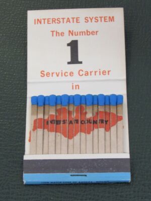 Matchbook - Interstate System Trucking FULL 30 PRINTED STICKS