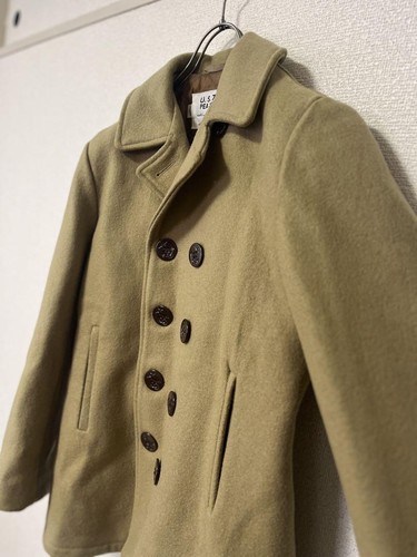 US vintage SCHOTT Melton wool P-coat jacket from Japan - Picture 4 of 10