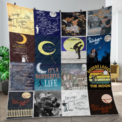It s a Wonderful Life Blanket, James Stewart Quilt, Hope, Dreams & Timeless Love