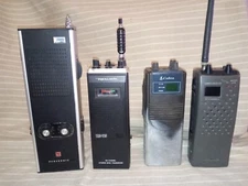 Lot of 4 CB Radio Walkie Talkies: Panasonic Realistic Cobra GE, for parts/repair