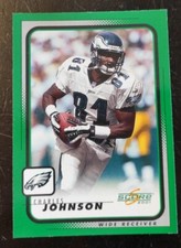NFL Trading Card Football Charles Johnson Philadelphia Eagles Score 2001