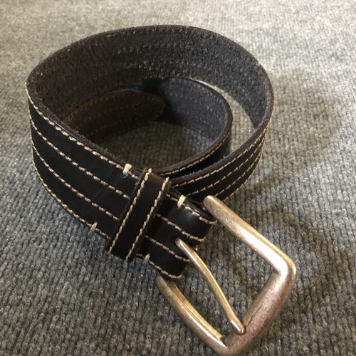 Lucky Brand Boho Stitched Leather Belt 