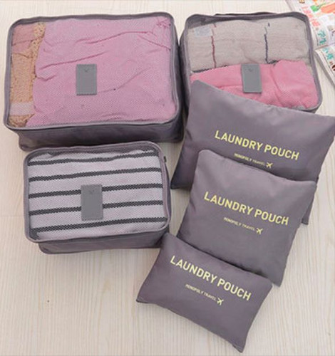 CLEARANCE 6PCS Travel Luggage Suitcase Organiser Packing Cubes Bag Pouches Mix - Picture 47 of 57
