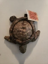 Russ BERRIE 6" TERRAPIN TURTLE Plush Beanie Toy Earth Zone Stuffed Animal NWT