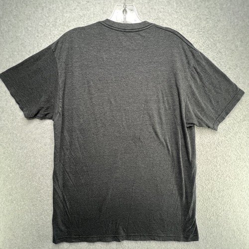 T-shirt uomo Jurassic Park grande effetto invecchiato vintage logo classico grigio - Foto 7 di 7