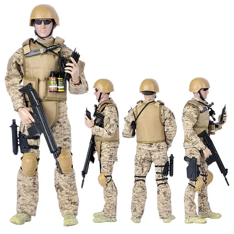 1/6 12インチ Military フィギュア GEAR SETS New 1/6 Special Forces Soldiers BJD Military Army Man Action