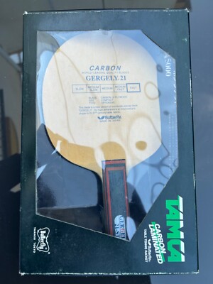 Butterfly Gergely 21 Carbon Table Tennis Made in Japan Racket WIE NEU! MIT BOX!