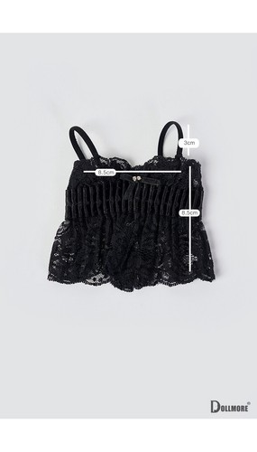 Dollmore tee shirts for 1/3 BJD SD-STL Sleeveless T Shirt (Black) - Picture 7 of 9