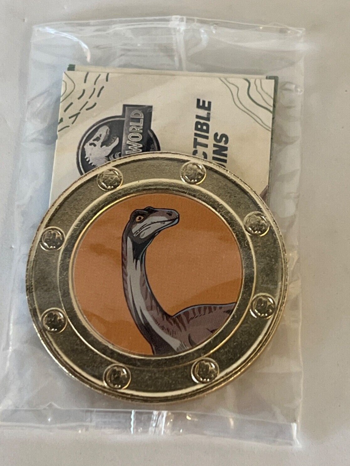 2022 Frankford Jurassic World Collect.Dinosaur Coin GALLIMIMUS Sealed