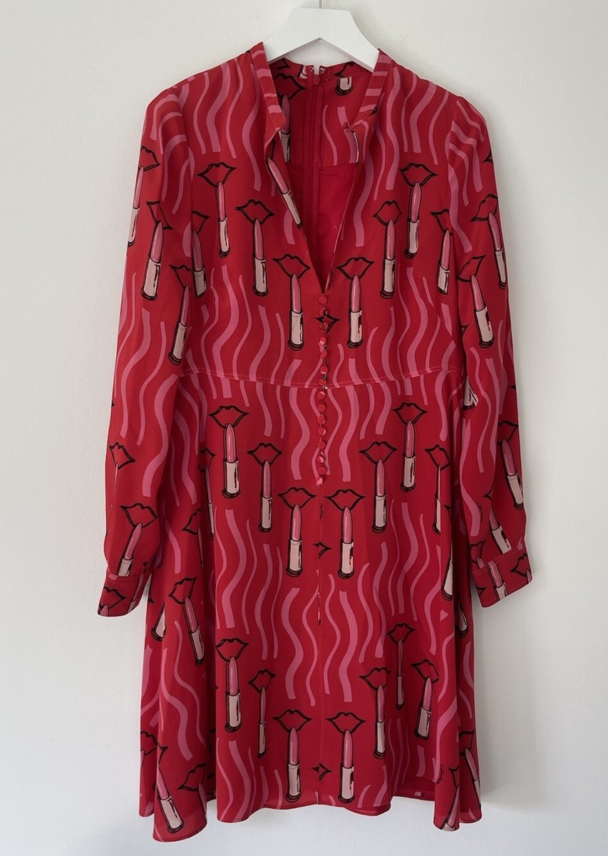 ワンピース VALENTINO wool silk garavani dresses red Valentino Garavani Dress, Size 38 IT