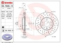 2X Brembo 09.7629.1X Bremsscheibe FüR Chevrolet Opel