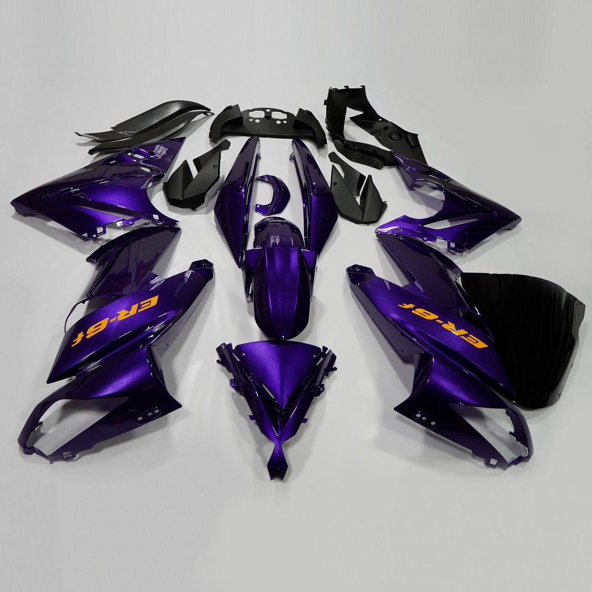 Glossy Purple Fairing Kit Bodywork Fit Kawasaki Ninja 650R
