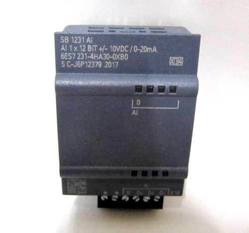 Siemens S7-1200 PLC Analog Module SB 1231 AI 6ES7 231-4HA30-0XB0 - Picture 2 of 7