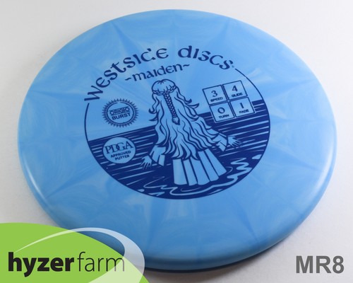 Disco de golf Westside ORIGIO BURST MAIDEN *elige un peso y color* Disco de golf Hyzer Farm - Imagen 9 de 24