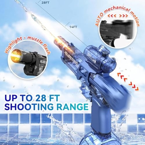 Ultimate Battle Blaster Electric Water Guns with Realistic Gun Muzzle Flame - Picture 2 of 10