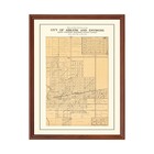 Old Map of Abilene, KS 1909 - Vintage Abilene Kansas Art