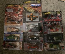 Hot wheels premium pop culture lot Of 11