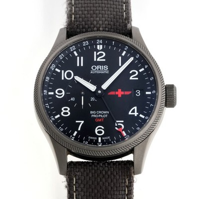 ORIS Pro Pilot GMT Rega Automatic 01 748 7710 4284-SET Black Used Watch